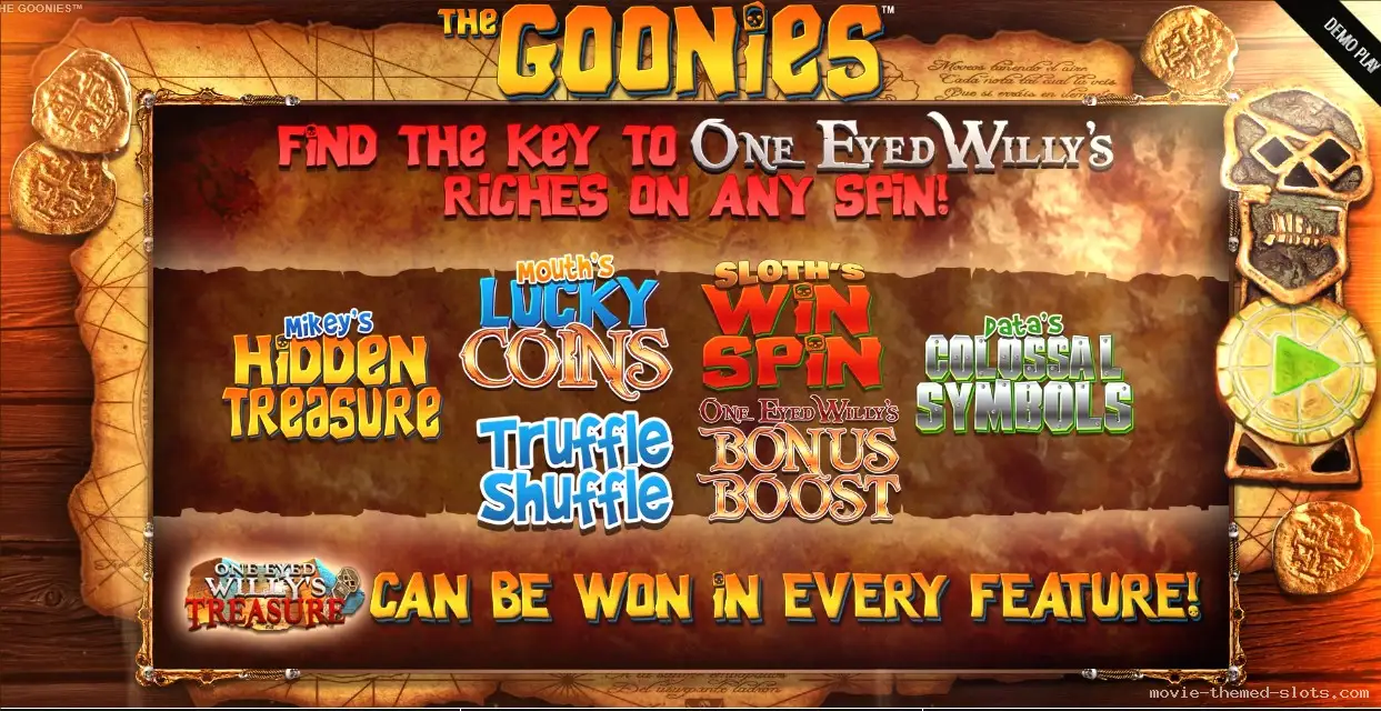 The Goonies Slot by Blueprint Gaming Screenshot 1
