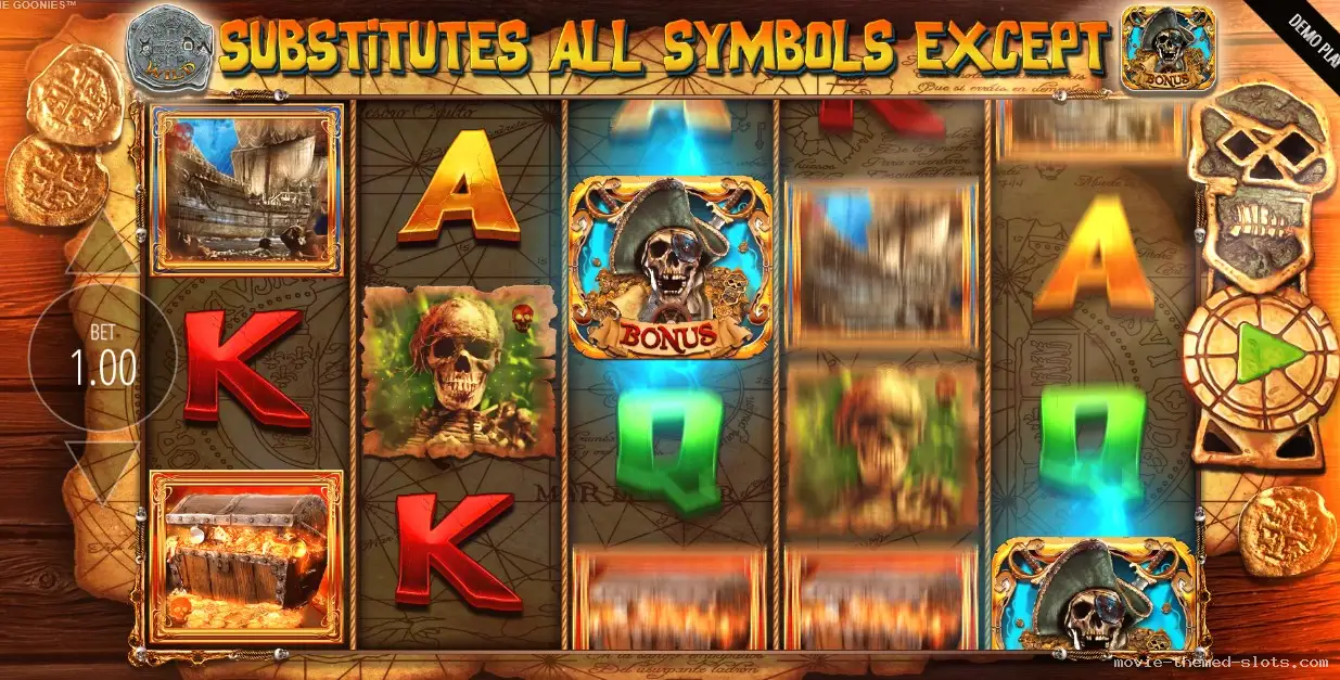 The Goonies Slot by Blueprint Gaming Screenshot 2
