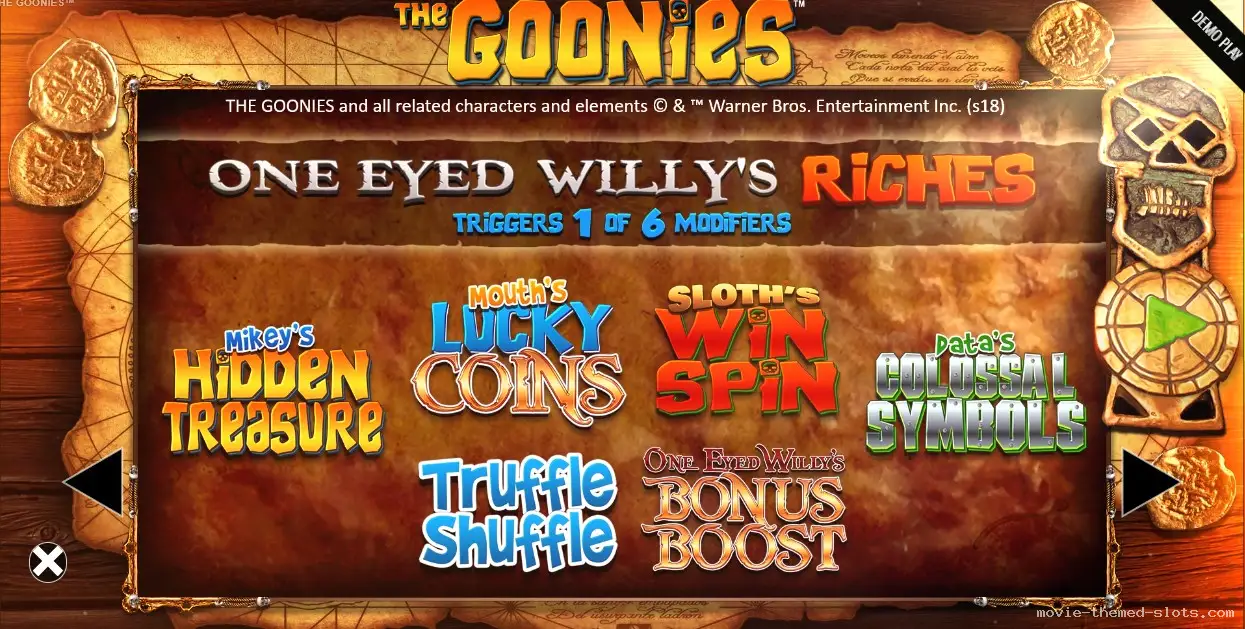 The Goonies Slot by Blueprint Gaming Screenshot 3