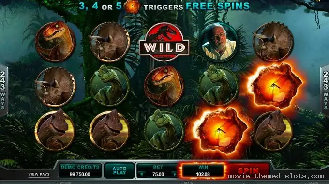 Jurassic Park slot by Games Global Screenshot 2
