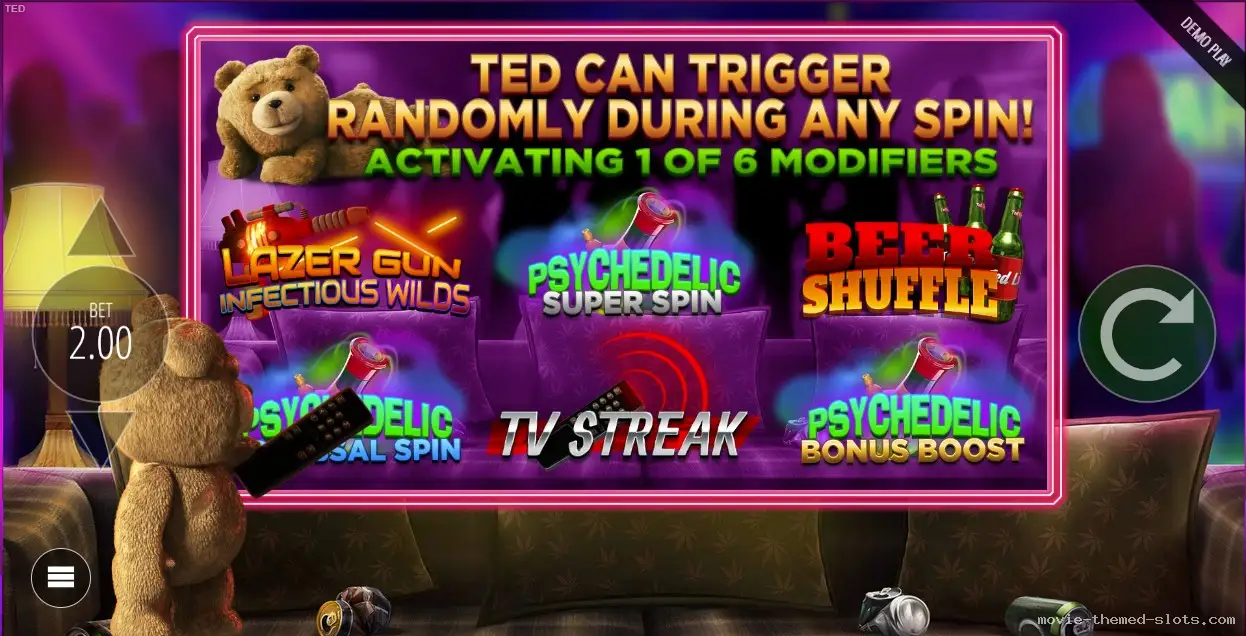Ted slot by Blueprint Gaming Screenshot 3
