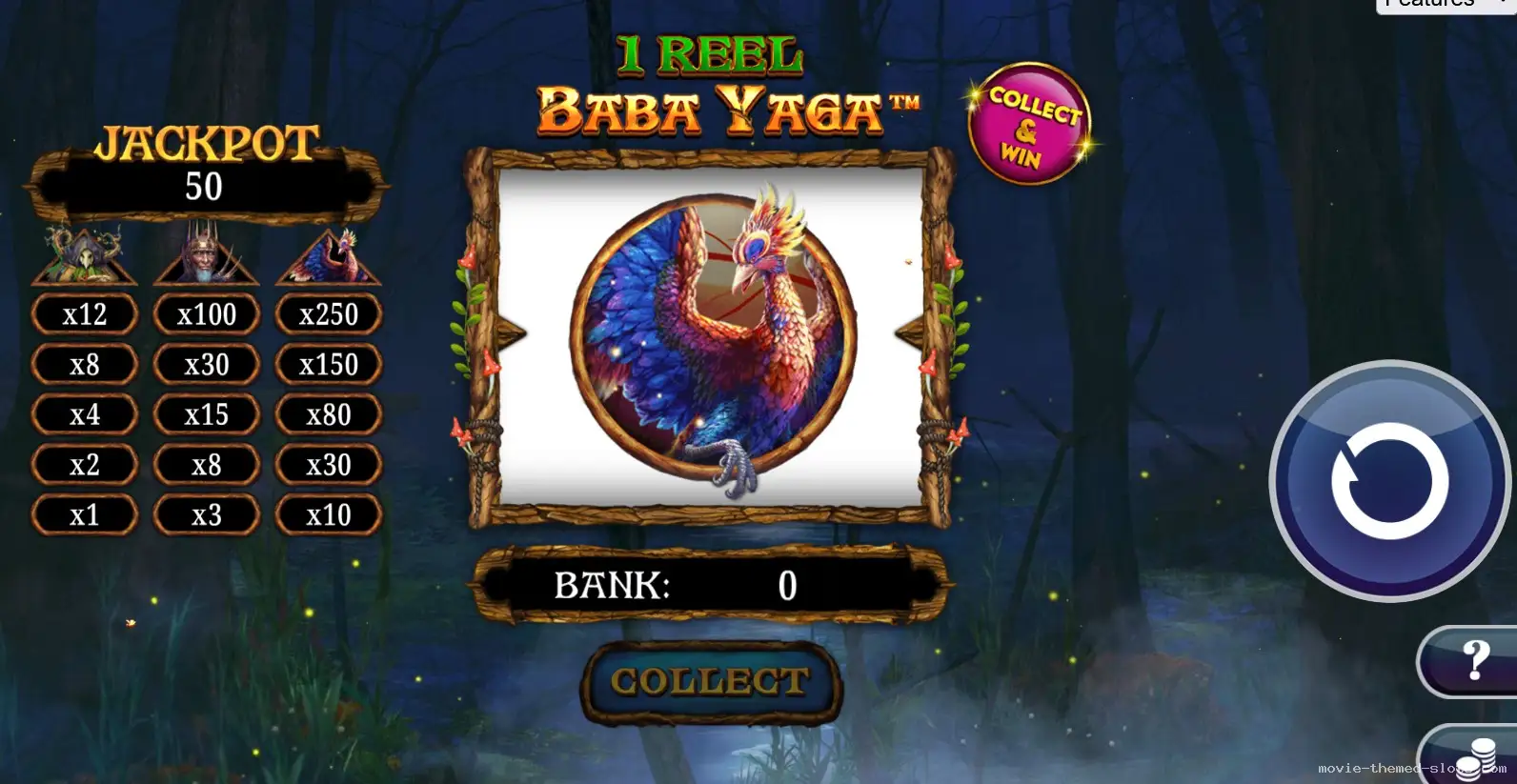 Spinomenal's 1 Reel Baba Yaga Screenshot 2