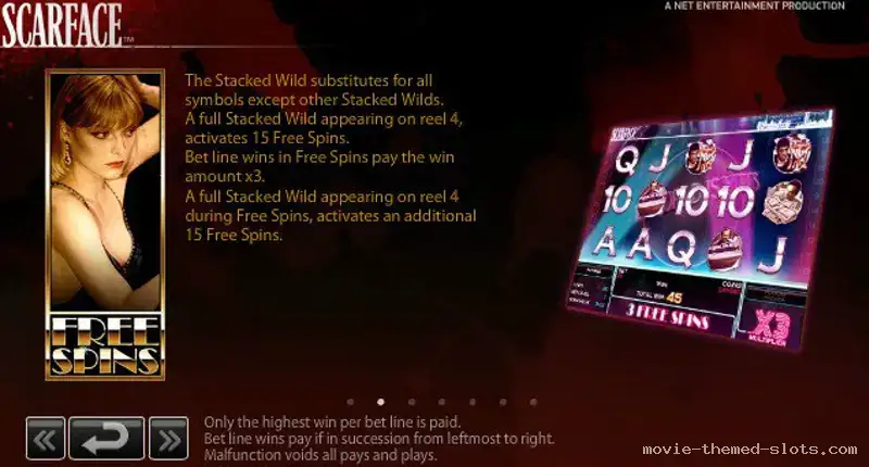 NetEnt's Scarface Slot Screenshot 1