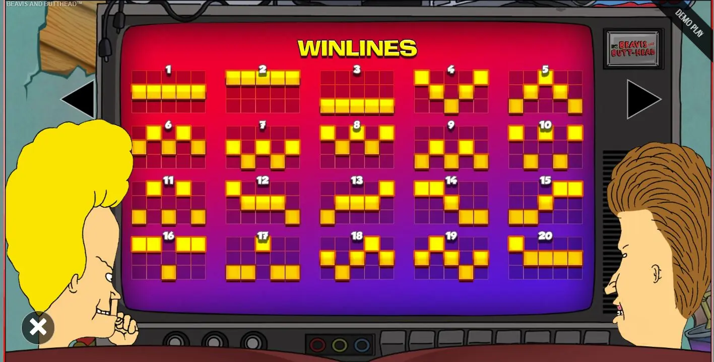 Beavis and Butthead Slot: Review and Play Free Demo Screenshot 3